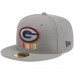 Бейсболка Green Bay Packers New Era Color Pack 59FIFTY - Gray