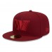 Бейсболка Washington Commanders New Era Color Pack 59FIFTY - Cardinal