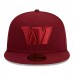 Бейсболка Washington Commanders New Era Color Pack 59FIFTY - Cardinal