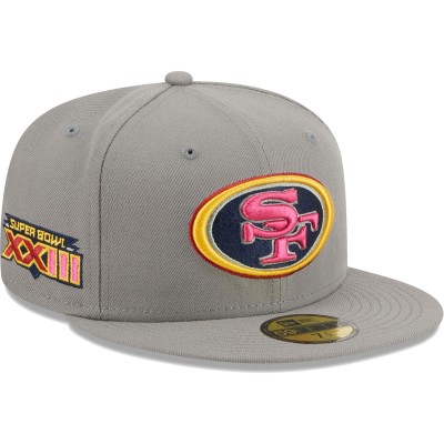 Бейсболка San Francisco 49ers New Era Color Pack 59FIFTY - Gray