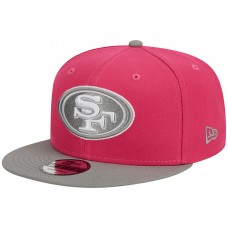 Бейсболка San Francisco 49ers New Era 2-Tone Color Pack 9FIFTY - Pink/Gray