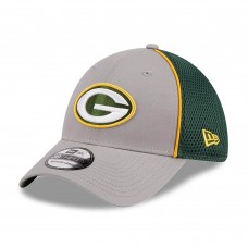 Бейсболка Green Bay Packers New Era  Pipe 39THIRTY - Gray