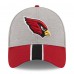 Бейсболка Arizona Cardinals New Era Striped 39THIRTY - Heather Gray/Cardinal
