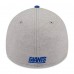 Бейсболка New York Giants New Era Striped 39THIRTY - Heather Gray/Royal