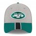 Бейсболка New York Jets New Era Striped 39THIRTY - Heather Gray/Green