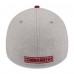 Бейсболка Washington Commanders New Era Striped 39THIRTY - Heather Gray/Burgundy
