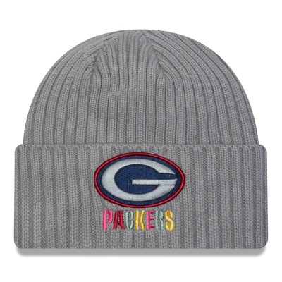 Шапка Green Bay Packers New Era Color Pack Multi Cuffed Knit - Gray