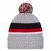 Шапка с помпоном Atlanta Falcons New Era Cuffed Knit - Heather Gray