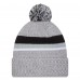 Шапка с помпоном Las Vegas Raiders New Era Cuffed Knit - Heather Gray