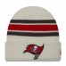 Шапка Tampa Bay Buccaneers New Era Team Stripe Cuffed Knit - Cream