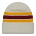 Шапка Washington Commanders New Era Team Stripe Cuffed Knit - Cream