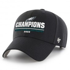 Бейсболка Philadelphia Eagles 47 2022 NFC Champions MVP - Black