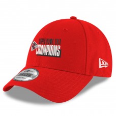Kansas City Chiefs New Era Super Bowl LVII Champions Slice 9FORTY Adjustable Hat - Red