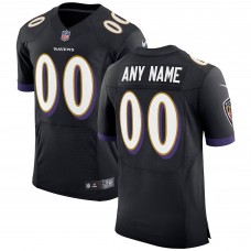 Именная игровая джерси Baltimore Ravens Nike Speed Machine Elite - Black