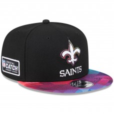 Бейсболка New Orleans Saints New Era 2023 NFL Crucial Catch 9FIFTY - Black