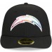 Бейсболка Los Angeles Chargers New Era 2023 NFL Crucial Catch Low Profile 59FIFTY - Black