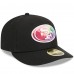 Бейсболка San Francisco 49ers New Era 2023 NFL Crucial Catch Low Profile 59FIFTY - Black