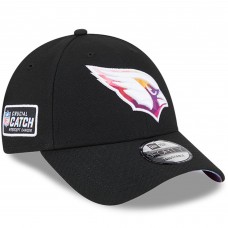 Arizona Cardinals New Era 2023 NFL Crucial Catch 9FORTY Adjustable Hat - Black