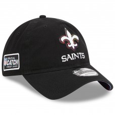 Бейсболка New Orleans Saints New Era 2023 NFL Crucial Catch 9TWENTY - Black