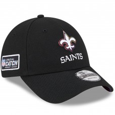Бейсболка New Orleans Saints New Era 2023 NFL Crucial Catch 9FORTY - Black