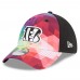Бейсболка Cincinnati Bengals New Era 2023 NFL Crucial Catch 39THIRTY - Pink