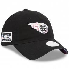 Бейсболка женская Tennessee Titans New Era Black 2023 NFL Crucial Catch 9TWENTY