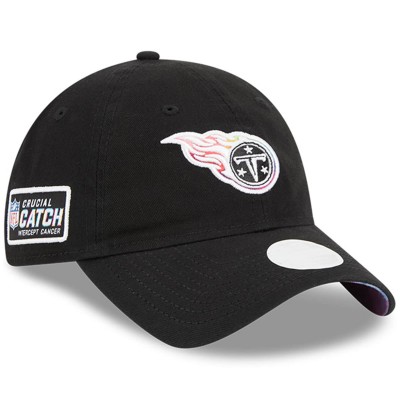 Бейсболка женская Tennessee Titans New Era Black 2023 NFL Crucial Catch 9TWENTY