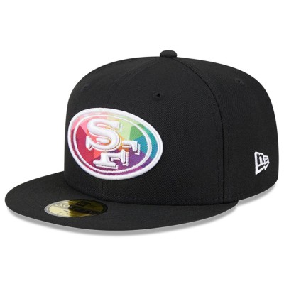 Бейсболка San Francisco 49ers New Era 2023 NFL Crucial Catch 59FIFTY - Black