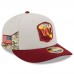 Бейсболка Washington Commanders New Era 2023 Salute To Service Low Profile 59FIFTY - Stone/Burgundy
