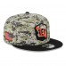 Бейсболка Cincinnati Bengals New Era 2023 Salute To Service 9FIFTY - Camo/Black