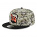 Бейсболка Cincinnati Bengals New Era 2023 Salute To Service 9FIFTY - Camo/Black