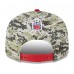 Бейсболка Tampa Bay Buccaneers New Era 2023 Salute To Service 9FIFTY - Camo/Scarlet