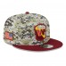 Бейсболка Washington Commanders New Era 2023 Salute To Service 9FIFTY - Camo/Burgundy