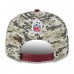 Бейсболка Washington Commanders New Era 2023 Salute To Service 9FIFTY - Camo/Burgundy