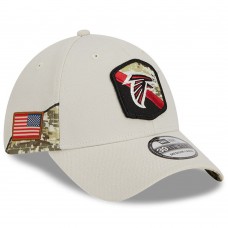 Бейсболка Atlanta Falcons New Era 2023 Salute To Service 39THIRTY - Stone