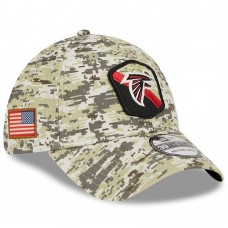 Бейсболка Atlanta Falcons New Era 2023 Salute To Service 39THIRTY - Camo