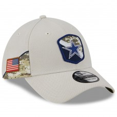 Бейсболка Dallas Cowboys New Era 2023 Salute To Service 39THIRTY - Stone