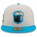 Бейсболка Carolina Panthers New Era 2023 Salute To Service 59FIFTY - Stone/Blue