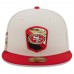 Бейсболка San Francisco 49ers New Era 2023 Salute To Service 59FIFTY - Stone/Scarlet