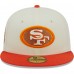 Бейсболка San Francisco 49ers New Era City Icon 59FIFTY - Cream/Scarlet