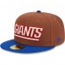 Бейсболка New York Giants New Era Harvest 75th Anniversary 59FIFTY - Brown/Royal