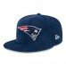 Бейсболка New England Patriots New Era Throwback Cord 59FIFTY - Navy