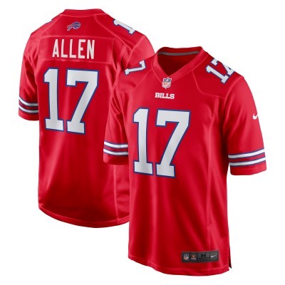 Игровая джерси Josh Allen Buffalo Bills Nike Alternate - Red