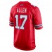 Игровая джерси Josh Allen Buffalo Bills Nike Alternate - Red