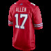 Джерси Buffalo Bills Josh Allen Nike Red Alternate Game