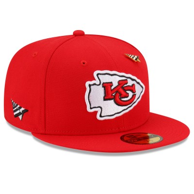 Бейсболка Kansas City Chiefs New Era x Paper Planes Red 59FIFTY