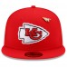 Бейсболка Kansas City Chiefs New Era x Paper Planes Red 59FIFTY