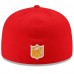 Бейсболка Kansas City Chiefs New Era x Paper Planes Red 59FIFTY