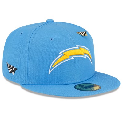 Бейсболка Los Angeles Chargers New Era x Paper Planes Powder Blue 59FIFTY