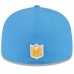 Бейсболка Los Angeles Chargers New Era x Paper Planes Powder Blue 59FIFTY